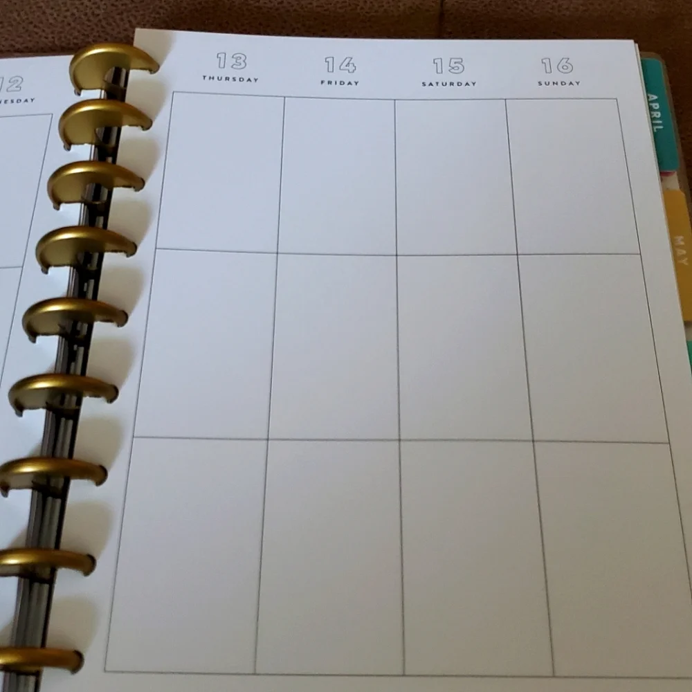 Classic size Happy Planner 12 months